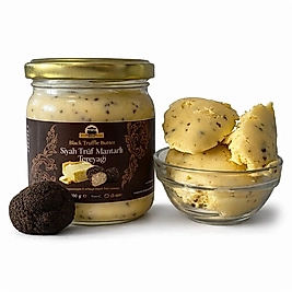 Siyah Trüf Mantarlı Tereyağı 130 gr | Gurme Lezzet, Doğal Aroma