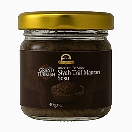 Siyah Trüf Mantarı Sosu 40 gr - Özel Gurme Lezzet - Grand Turkish