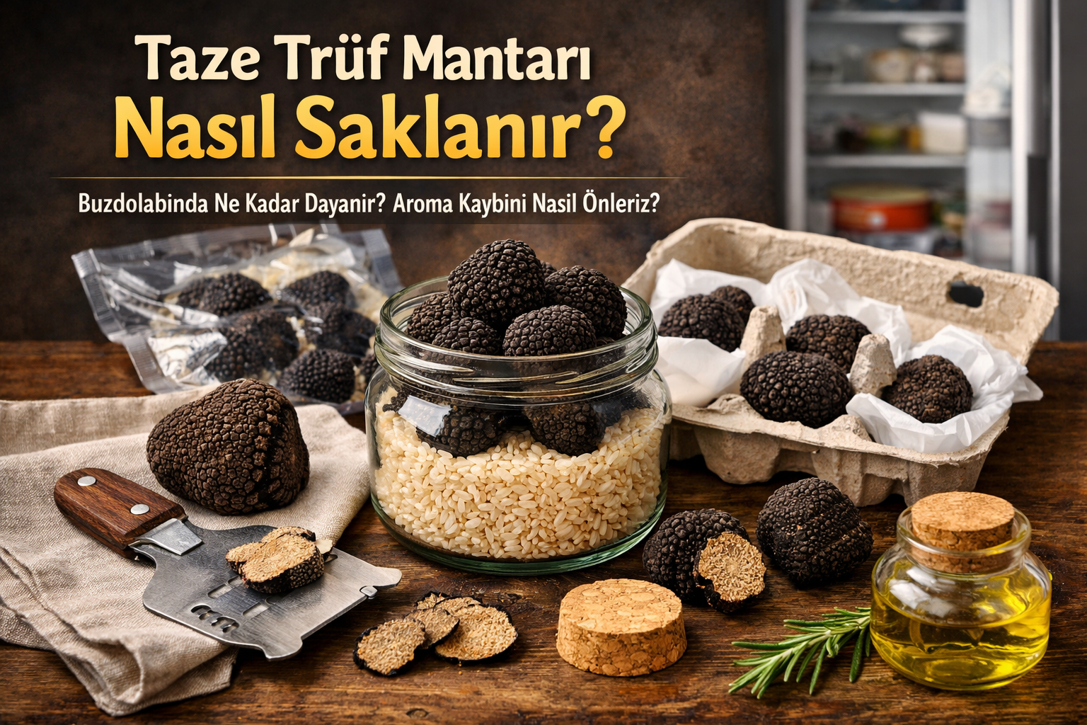 Trüf Mantarı Nasıl Saklanır? Tazeliğini Korumanın En Doğru Yöntemleri